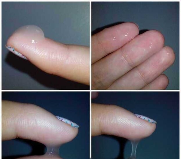 pre-seminal fluid sa usa ka lalaki sa panahon sa pagpukaw